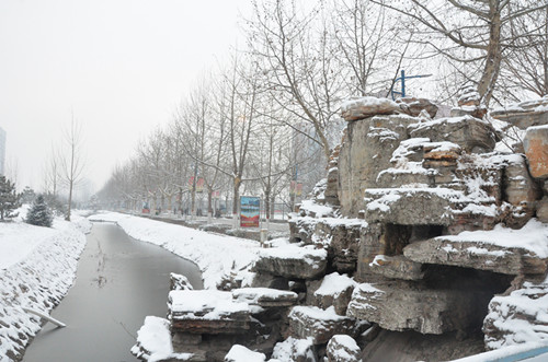 雪中的河北科技学院